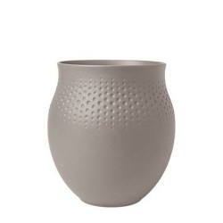 Ваза Perle 18 см Manufacture Collier Taupe Villeroy & Boch